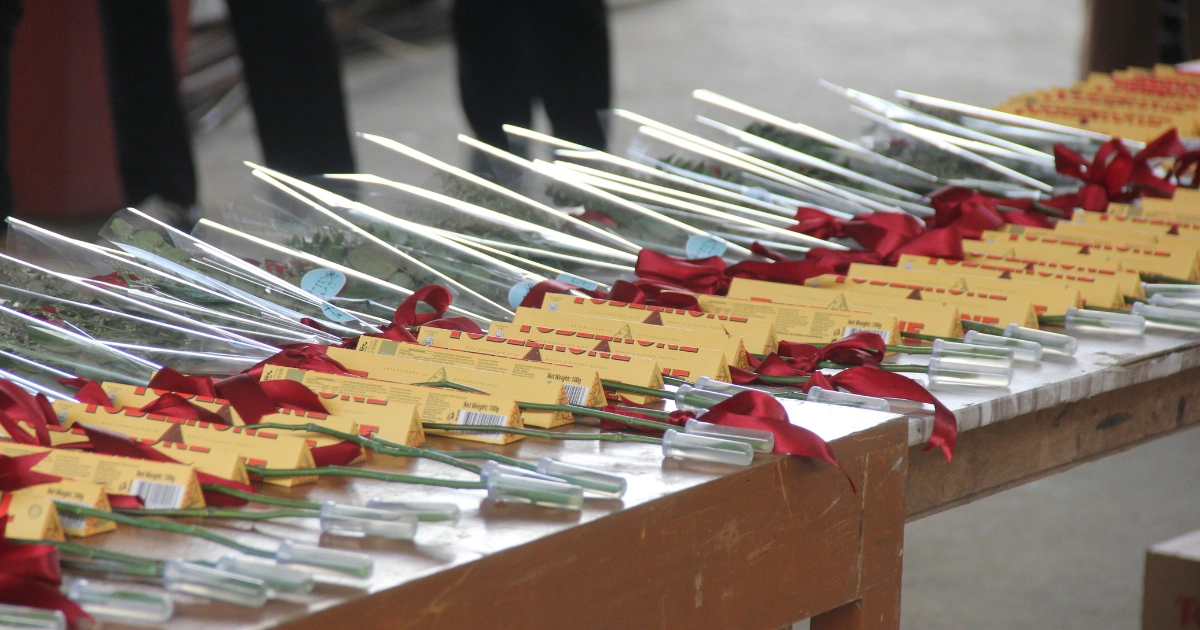 Chocolate & Flowers for Valentines